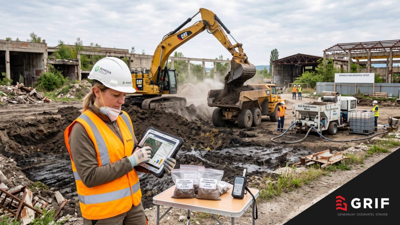 Ťažká technika pri asanácii brownfieldov a odstraňovaní ekologických záťaží